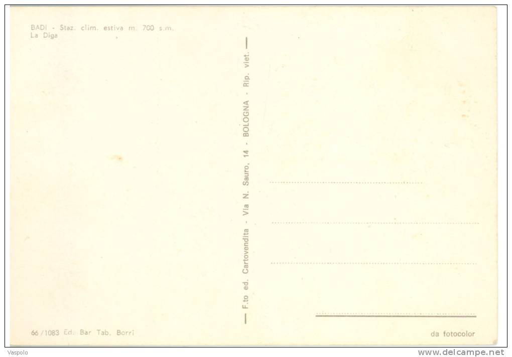 ITALY-BOLOGNA-BADI-LA DIGA.VEDUTA NONVIAGGIATA - Bologna