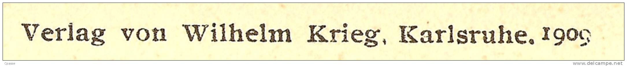 AK Karlsruher Architektur Postkarte 8 - Hermann BILLING 1867-1946 KARLSRUHE Eisenlohrstrasse * Architecture Art Nouveau - Karlsruhe