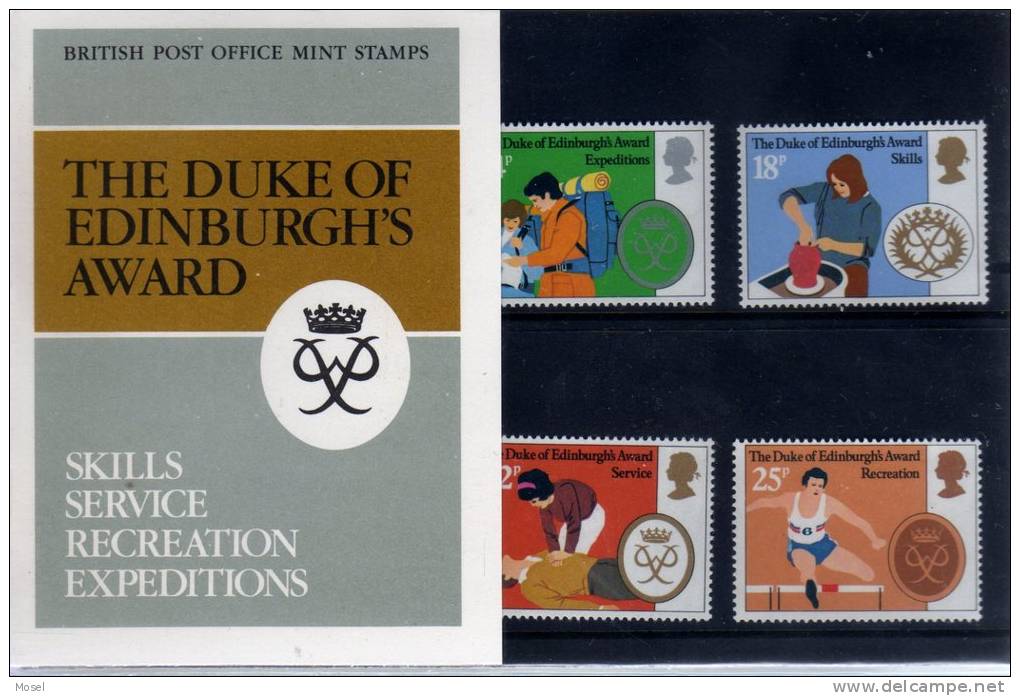 1981 Duke Of Edinburgh Award  DOE Presentation Pack PO Condition - Presentation Packs