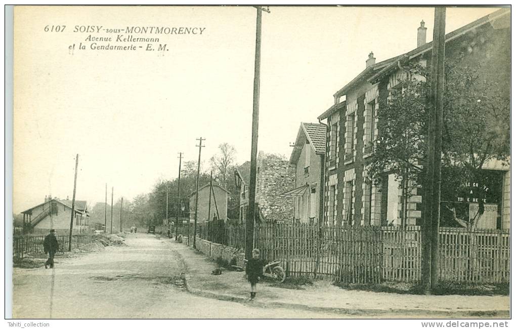SOISY-sous-MONTMORENCY - Avenue Kellermann Et La Gendarmerie - Soisy-sous-Montmorency