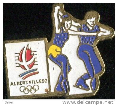 PIN'S ALBERTVILLE 92 - Patinage Artistique