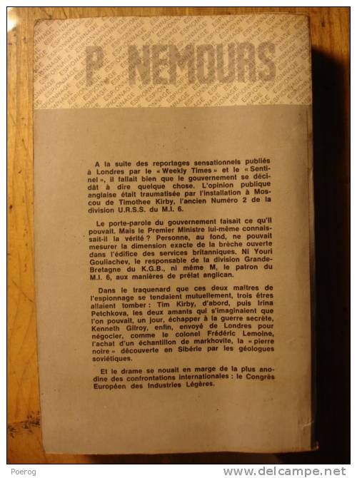 P. NEMOURS - NUMERO 2 EST PASSE A L'EST - N°728 - FLEUVE NOIR ESPIONNAGE - 1969 - Couverture Illustrée Par M. GOURDON - Fleuve Noir
