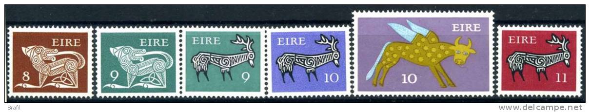 1976 Irlanda, Animali Simbolici Ordinaria, Serie Completa Nuova (**) - Altri & Non Classificati