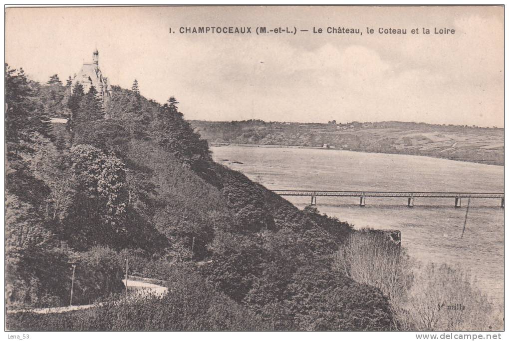 1   -   CHAMPTOCEAUX   -   Le Château, Le Coteau Et La Loire - Champtoceaux