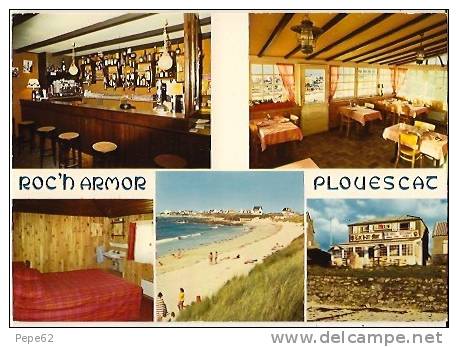 Plouescat-bar Hotel Restaurant-roc'h Ar Mor-plage De Porsmeur-cpm - Plouescat