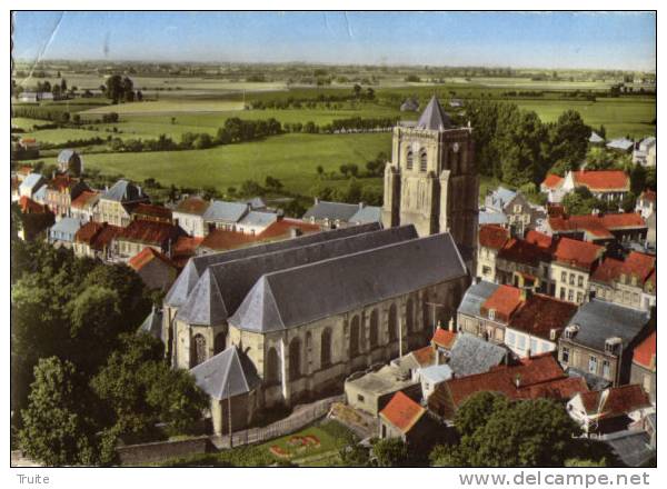 WORMHOUDT VUE AERIENNE EGLISE SAINT-MARTIN - Wormhout