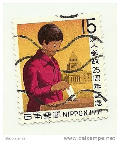1971 - Giappone 1003 Voto Alle Donne C1560 - Oblitérés