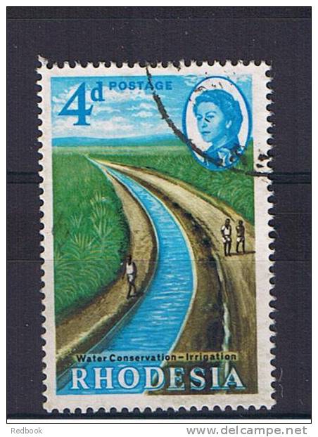 RB 861 - Rhodesia 1965 - Water Conservation 4d Irrigation Canal - Fine Used Stamp - SG 355 - Rhodesien (1964-1980)