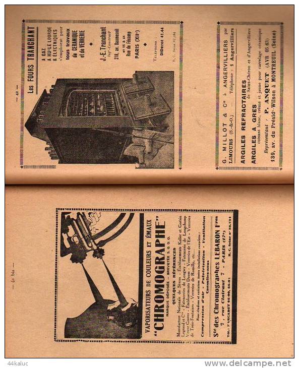 ANNUAIRE 1949/1950 De L'Association Des Anciens De L'Ecole Supérieur De Céramique De SEVRES - Annuaires Téléphoniques
