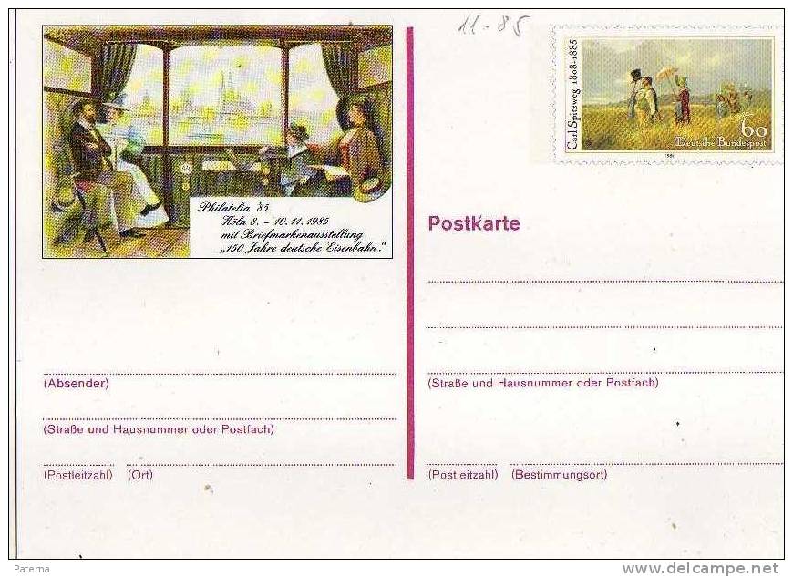 Entero Postal, Alemania, Philatelia 1985, Entier Postal - Postcards - Mint