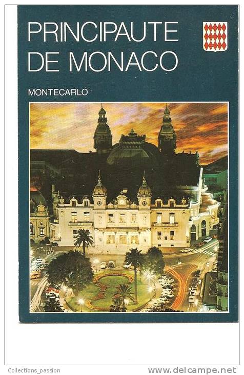 CP, Casino De Monte Carlo, Principauté De Monaco, 1987, Voyagée - Casino