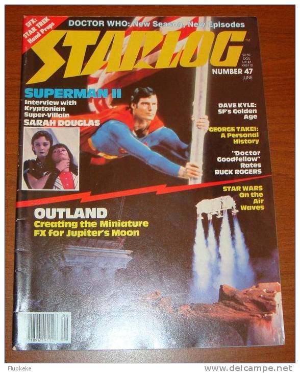 Starlog 47 June 1981 Superman 2 Outland Fx For Jupiter's Moon Doctor Who New Episodes 1981 - Entretenimiento