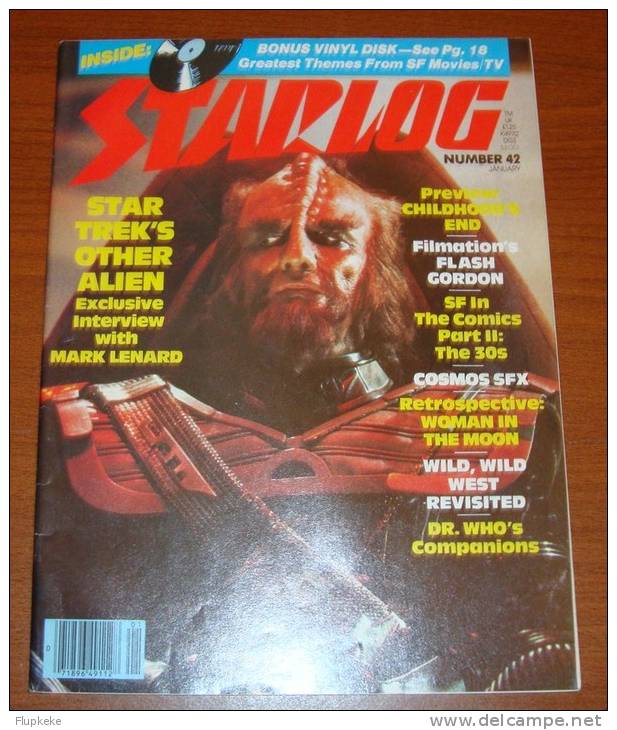 Starlog 42 January 1981 Star Trek's Other Alien SF In The Comics - Unterhaltung