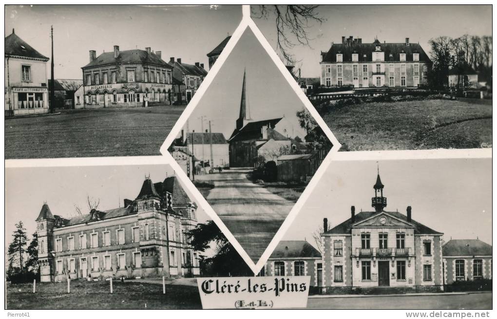 CLERE LES PINS - Vues Multiples (1957) - Cléré-les-Pins