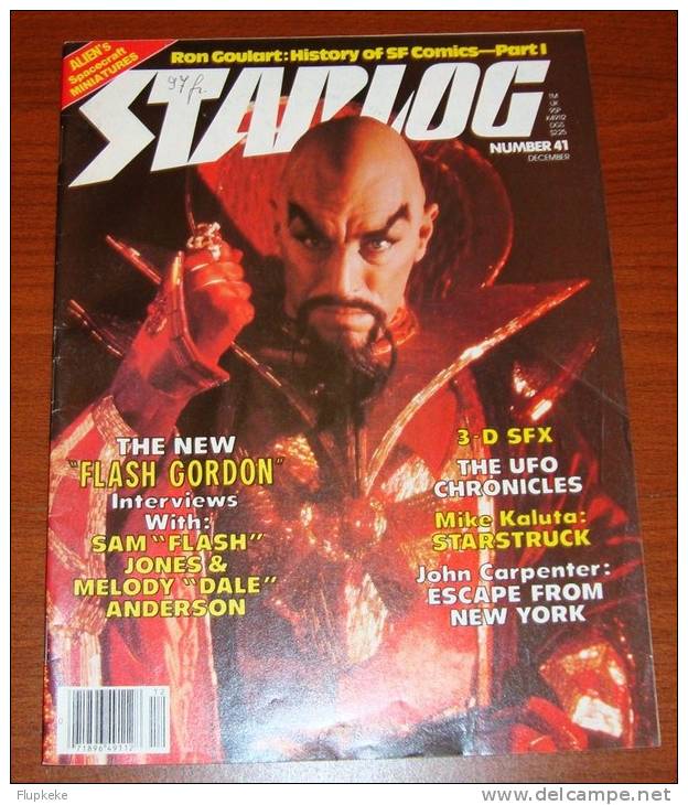 Starlog 41 December 1980 The New Flash Gordon The UFO Chronicles Startruck Escape From New York - Entertainment