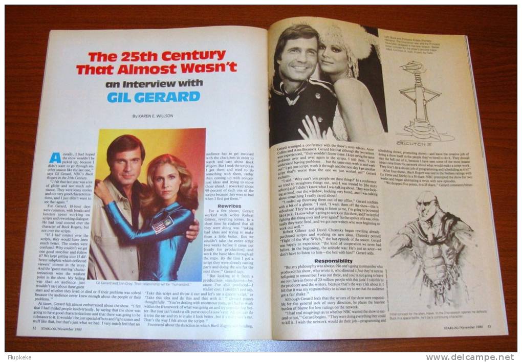 Starlog 40 November 1980 Luke Skywalker Star Wars Gene Roddenberry On Star Trek Music John Williams - Entertainment
