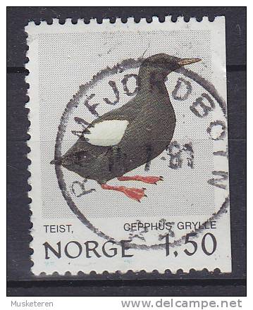 Norway 1981 Mi. 830     1.50 Kr Vogel Bird Teist Gryllteiste Deluxe RAMFJORDBOTN Cancel !! - Oblitérés