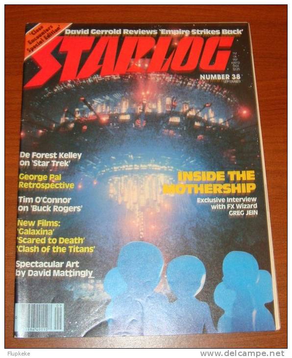 Starlog 38 September 1980 Galaxina Close Encounters Special Edition George Pal Retrospective - Entretenimiento