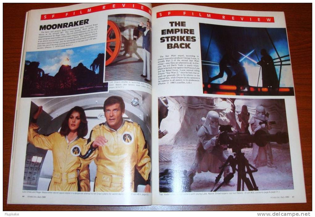 Starlog 36 July 1980 The Empire Strikes Back The Black Hole Star Trek Buck Rodgers Battlestar Galactica - Divertissement