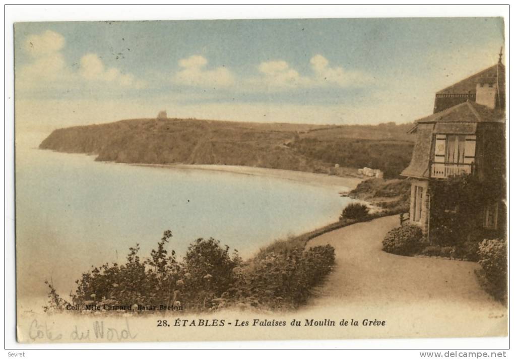 ETABLES  -Les Falaises Du Moulin De La Grève. - Etables-sur-Mer