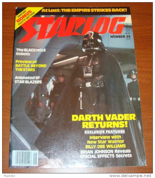 Starlog 35 June 1980 Darth Vader Returns Star Wars The Black Hole Battle Beyond The Stars - Entertainment