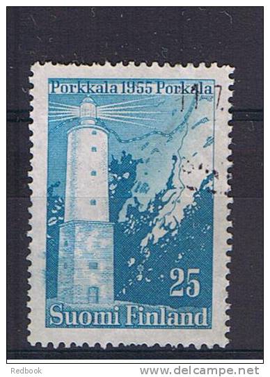 RB 861 - Finland 1956 - Return Of Porkkala To Finland - 25m Good Used Stamp - SG 553 - Lighthouse Theme - Oblitérés