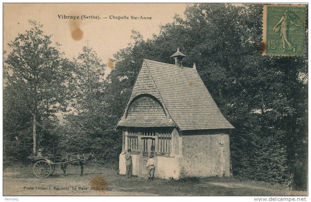 VIBRAYE - Chapelle Sainte Anne (animation) - Vibraye
