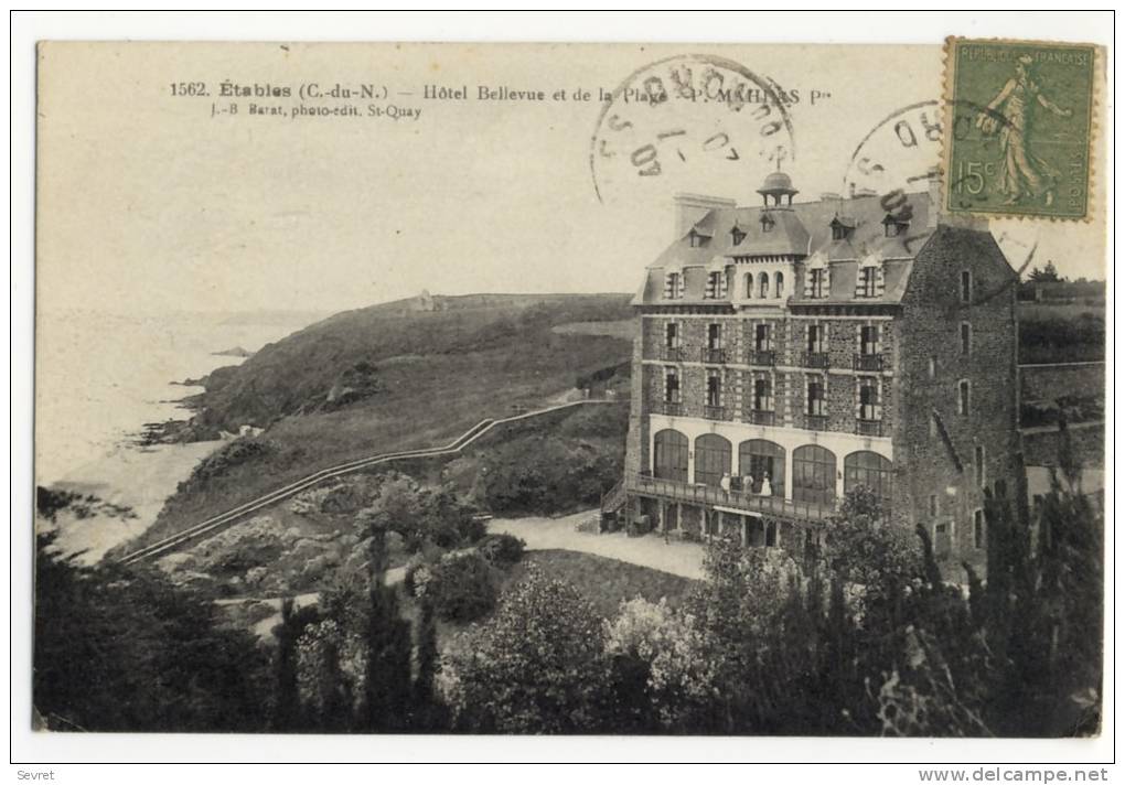 ETABLES   -  Hôtel Bellevue Et De La Plage.. - Etables-sur-Mer