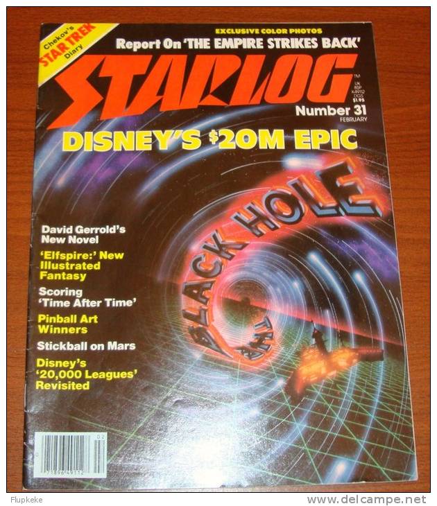 Starlog 31 February 1980 The Black Hole Report On The Empire Strikes Back 20000 Leagues Revisited - Entertainment