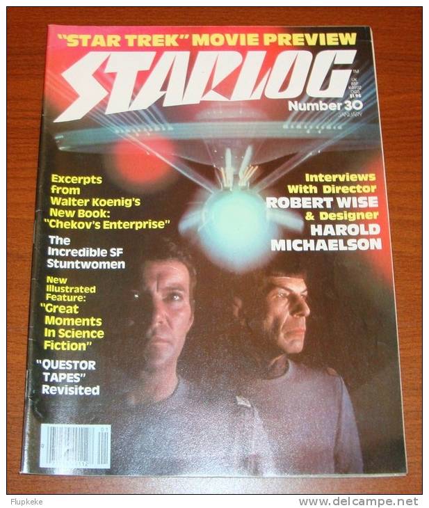 Starlog 30 January 1980 Star Trek Robert Wise - Unterhaltung