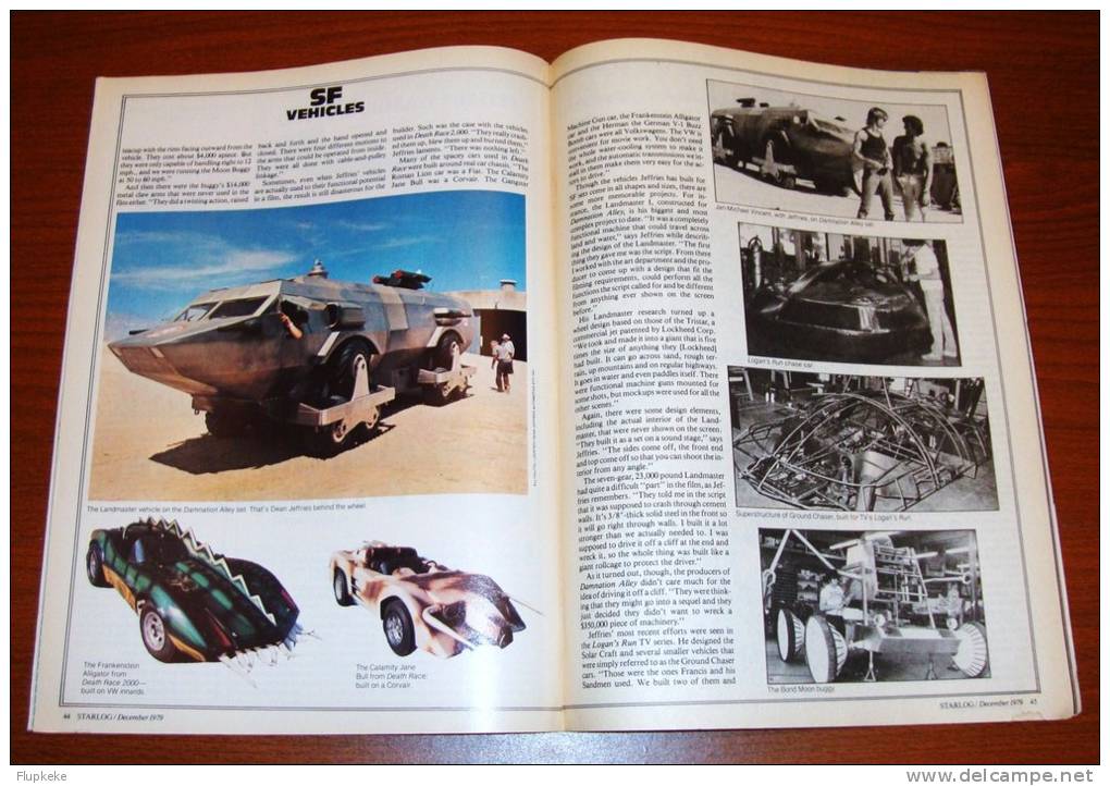 Starlog 29 December 1979 Meteor Space 1999 Miniature Magic Time Warp For Tv´s Buck Rogers - Entretenimiento