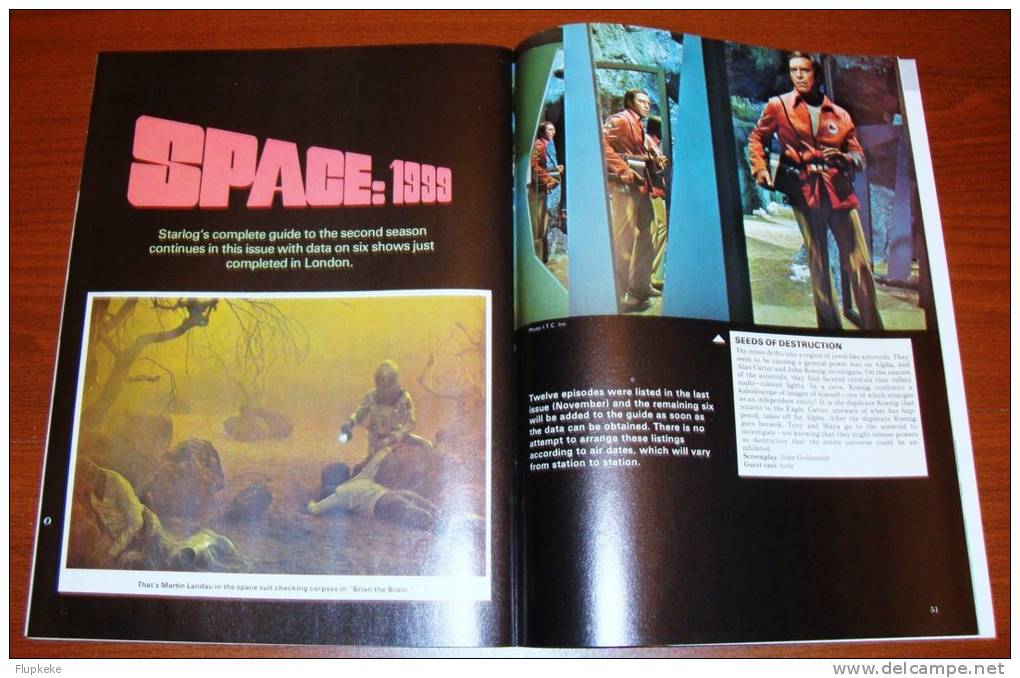 Starlog 1 + 2 + 3 August 1976 To January 1977 Star Trek Space 1999 Episodes Guides - Divertimento