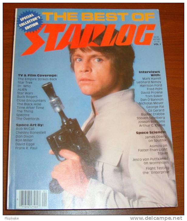 Starlog 1980 The Best Of Starlog Volume 1 Special Collector Edition Mark Hamill Star Wars - Entretenimiento