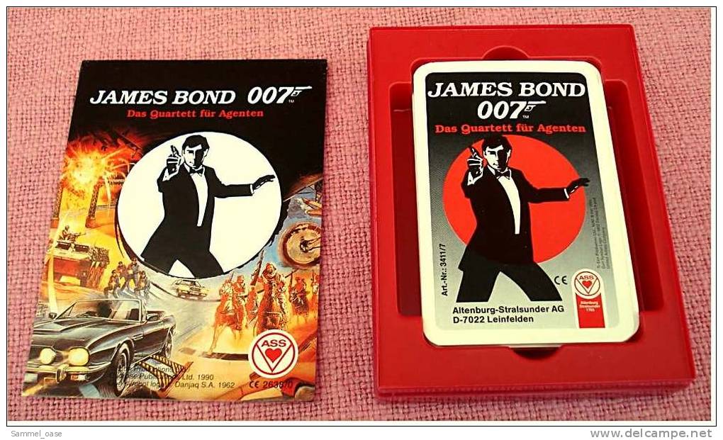 James Bond 007  -  Das Quartett Für Agenten  ,  Von ASS 1990  -  Vollständig - Denk- Und Knobelspiele