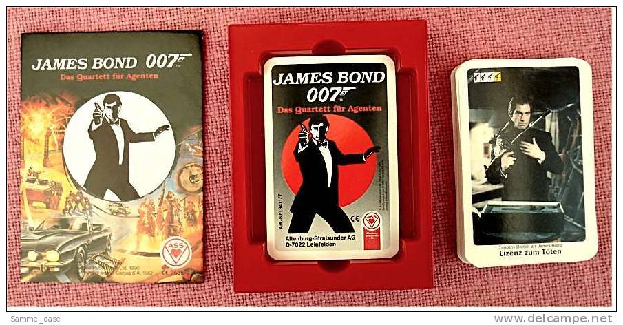 James Bond 007  -  Das Quartett Für Agenten  ,  Von ASS 1990  -  Vollständig - Denk- Und Knobelspiele