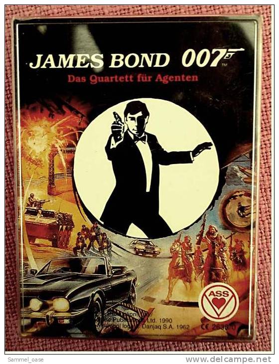 James Bond 007  -  Das Quartett Für Agenten  ,  Von ASS 1990  -  Vollständig - Denk- Und Knobelspiele