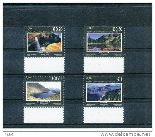 Kosovo 2010 Nationalparks Michel 163-166  Postfrisch / Unmounted Mint - Kosovo