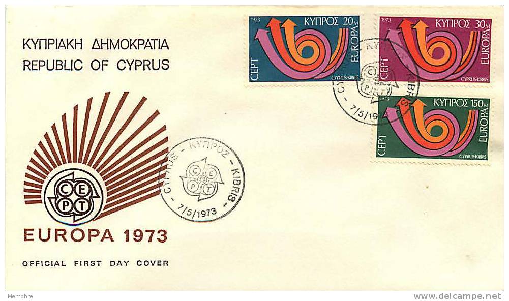 1973   Europa CEPT   FDC  Non Adressé - Lettres & Documents