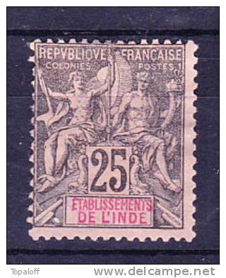 INDE N°8 Neuf Charniere - Unused Stamps