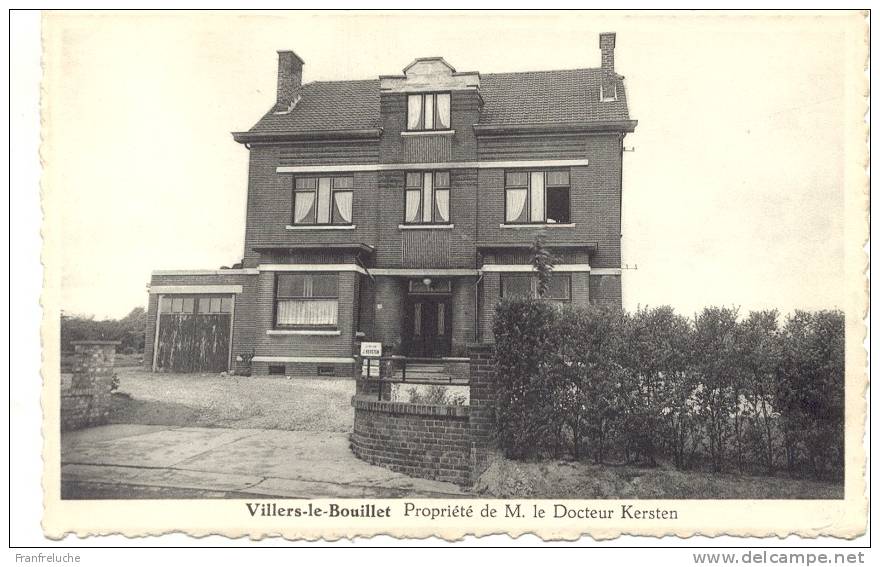 VILLERS LE BOUILLET (4530) Propriété De Mer Le Docteur KERSTEN - Villers-le-Bouillet