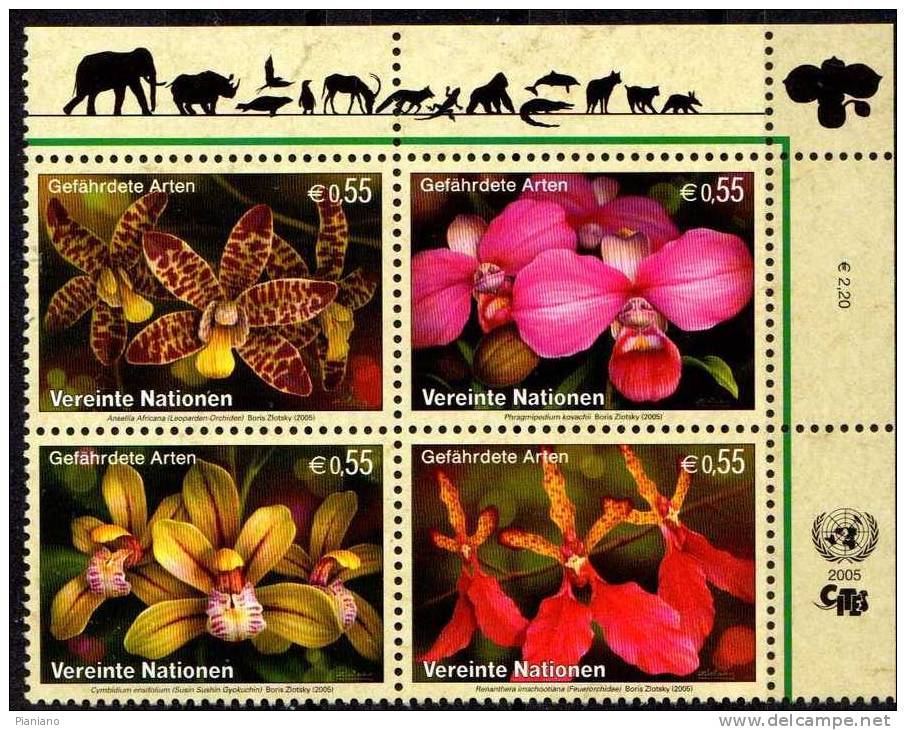 PIA - ONW - 2005 : Protezione Della Natura - (Yv  446-49) - Neufs