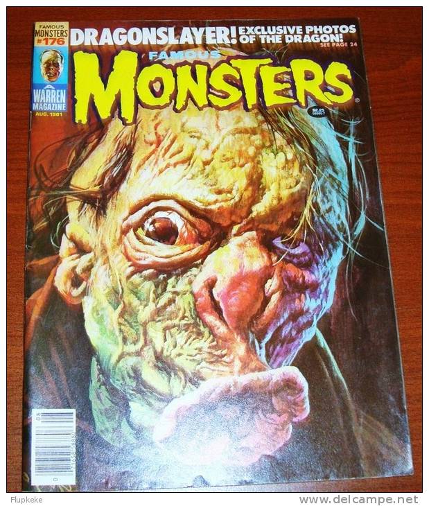 Famous Monsters 176 August 1981 Dragonslayer Walt Disney - Divertissement