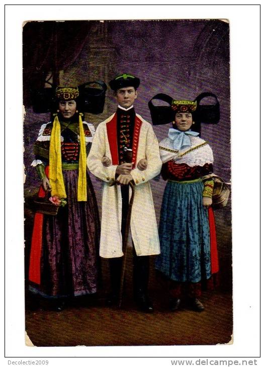 Bc65618 Volstrachten Aus Schaumburg Lippe Folk Folklore Type Costume Dance Perfect Shape 2 Scans - Schaumburg