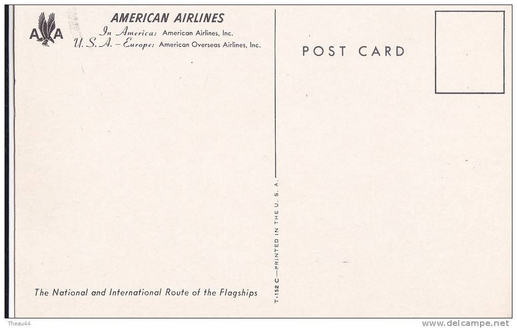 ¤¤   -  Avion ,  Aviation  -   AMERICAN AIRLINES  -  ¤¤ - 1946-....: Moderne