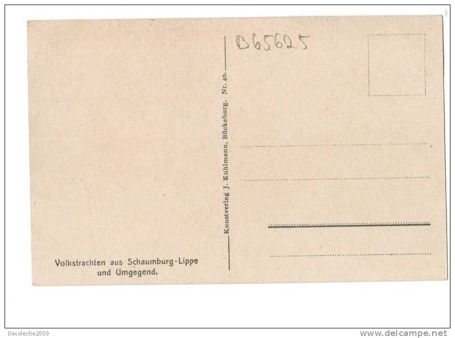 Bc65625 Volkstrachten Aus Schaumburg Lippe Und Umgegend Folk Folklore Type Costume Dance Perfect Shape 2 Scans - Schaumburg