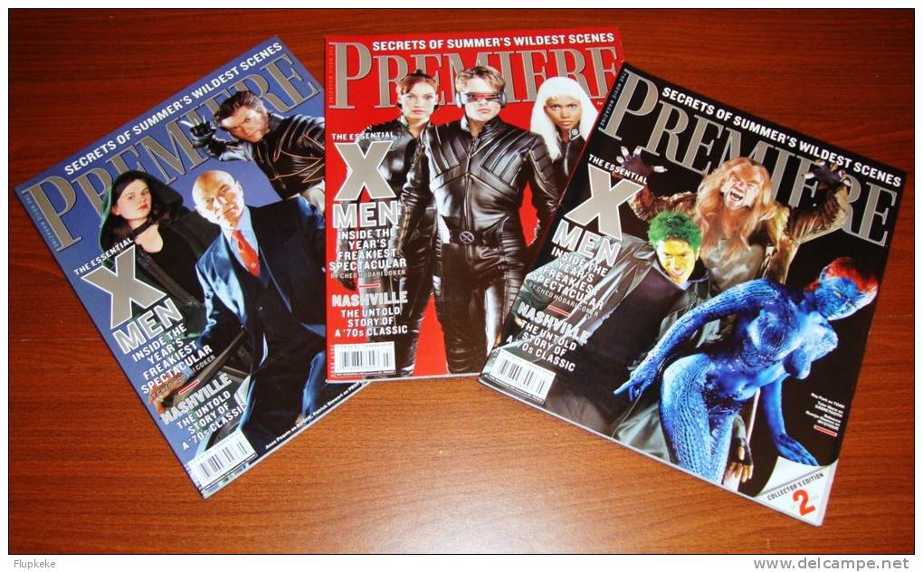 Premiere U.S Edition July 2000 Lot Of The Three Covers Edition X-Men Collector Edition 1+2+3  ! - Divertissement