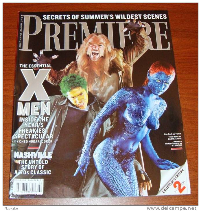 Premiere U.S Edition July 2000 Lot Of The Three Covers Edition X-Men Collector Edition 1+2+3  ! - Divertissement