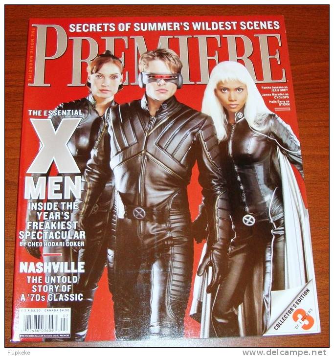 Premiere U.S Edition July 2000 Lot Of The Three Covers Edition X-Men Collector Edition 1+2+3  ! - Entertainment