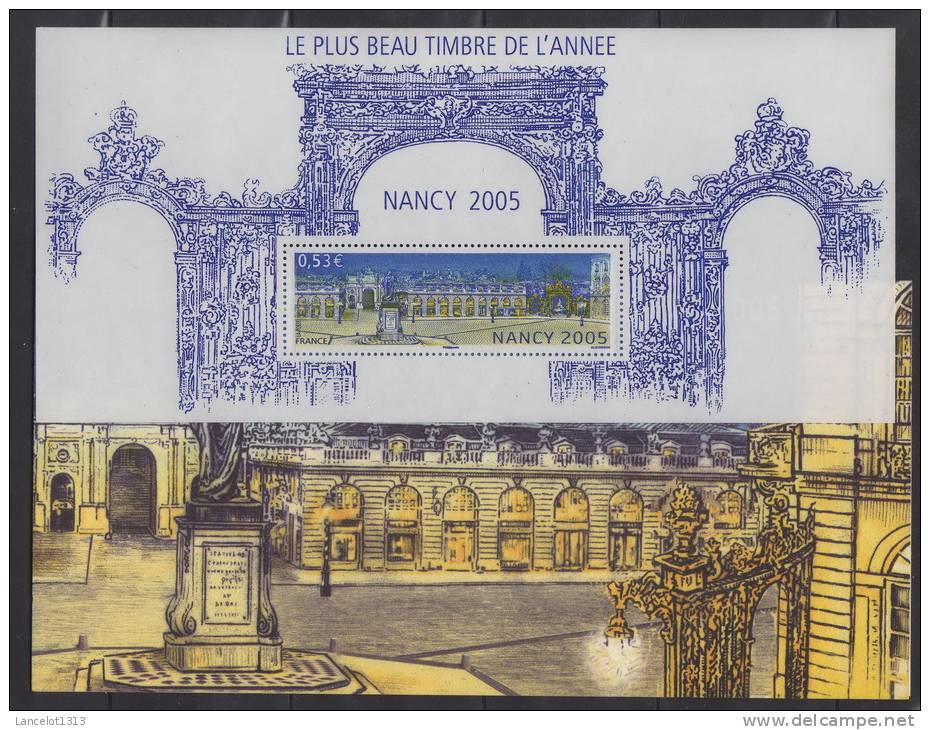 "Nancy 2005", Le Plus Beau Timbre De L'année 2005. - Souvenir Blocks & Sheetlets