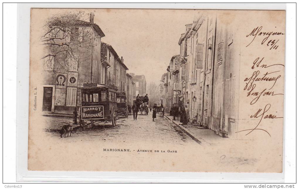 13 MARIGNANE AVENUE DE LA GARE 1903 - Marignane